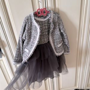 Chick toddler set , jacket and matching dress